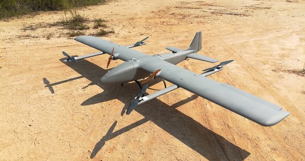 electric vtol vertical takeoff aircraft 3 meter Angel Wings  fixed wing   KIT for UAV building - Imagen 7