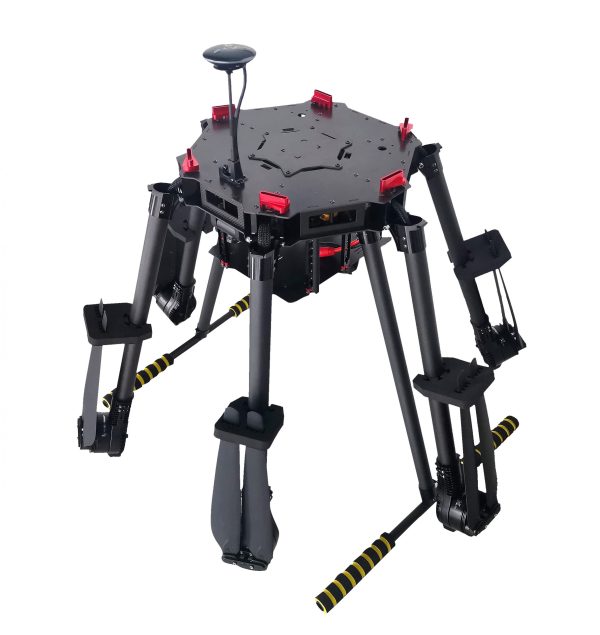 hexacopter drone frame for 5KGS payload 65 minutes endurance