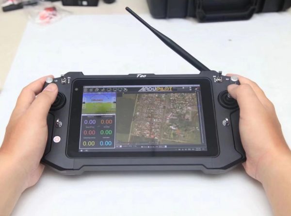 T21 GCS All in one Handhold FPV Portable Ground Station 8 inch IPS Dual System integrated link remote control system for UAV & drone – Bild 2
