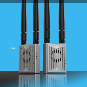 V20 Video link 2X2MIMO HD wireless digital data transmission link,  3 IN 1 of remote control signals,  digital transmission signals, and image transmission signals