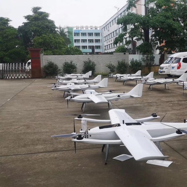 Long Endurance Fuel Power Fixed Wing gasoline VTOL UAV Surveillance Survey Mapping Gasoline Engine KIT Frame - Imagen 3