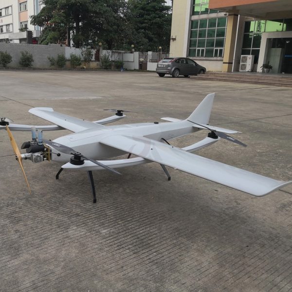 Long Endurance Fuel Power Fixed Wing gasoline VTOL UAV Surveillance Survey Mapping Gasoline Engine KIT Frame - Imagen 6