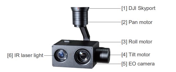 10x Zoom Gimbal camera IR Laser Night Vision Object Tracking payload for DJI UAV drone - Imagen 5